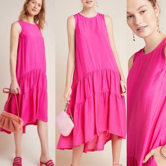 Anthropologie Maeve tiered maxi dress large,  LAST DAY!! - Picture 2 of 7